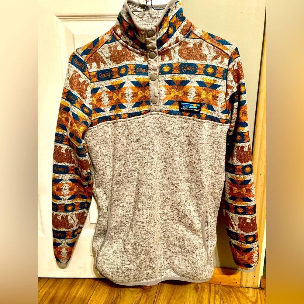 Womens Simply Southern Pullover